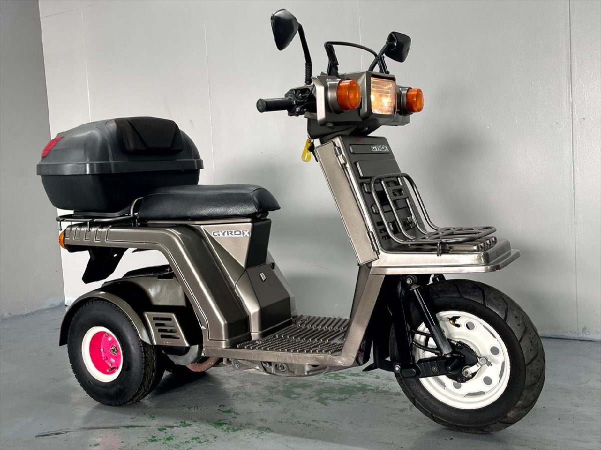 ジャイロX 売り切り!1円スタート!☆始動動画有☆エンジン好調!TD01!1993年!2スト中期!リアボックス!全塗装!全国配送!福岡佐賀拍卖