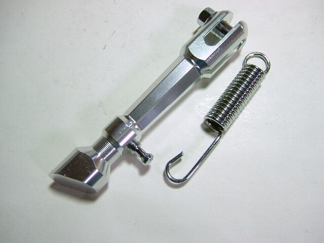 汎用 アルミ サイドスタンド130mm 5-60-00:113 ホンダ ヤマハ カワサキ スズキ ショートサイドスタンド ローダウン拍卖