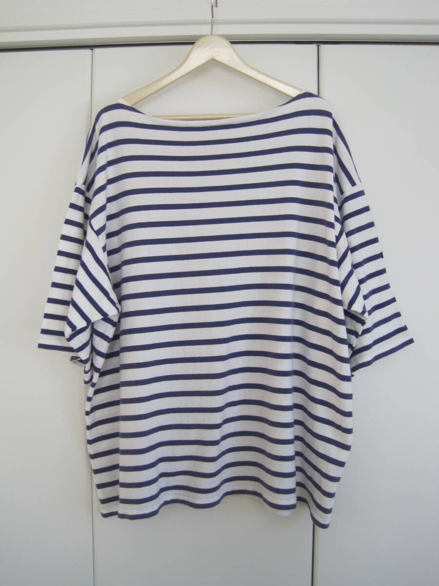 フランス製 OUTIL ウティ ボーダーTシャツ 3 ビックシルエット拍卖