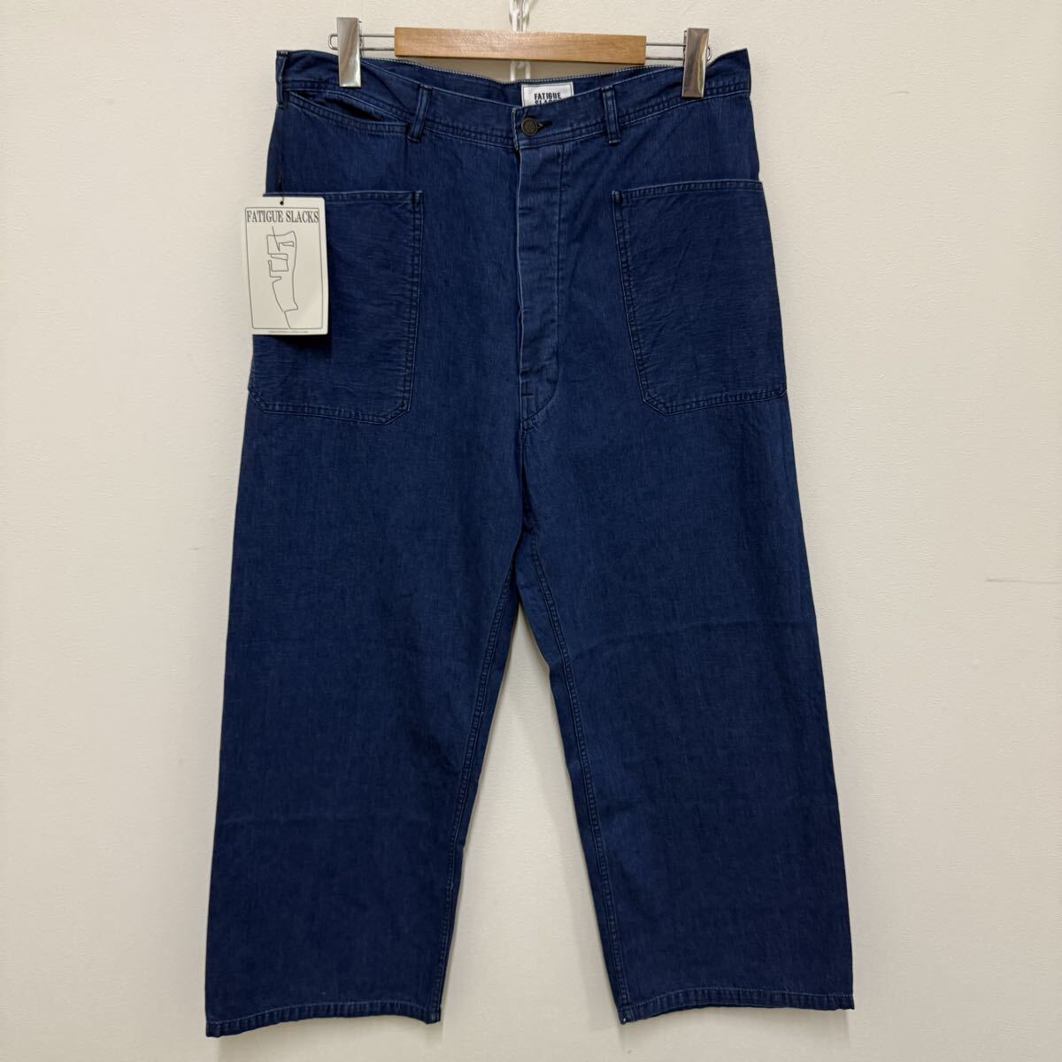 (34) CORONA ワイドパンツ デニム UTILITY NAVY SLACKS ブルー XL FP015 インディゴ メンズ コロナ ベイカーパンツ バギー ジーンズ拍卖