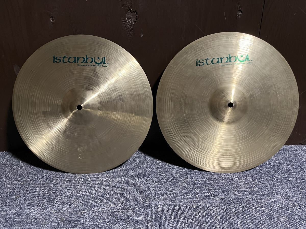 分社前 イスタンブール ヘビーハイハット 14インチ 上下ペア ビンテージ AGOP MEHMET ISTANBUL HIHAT拍卖
