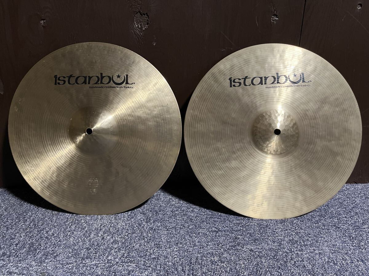 分社前 イスタンブール VEZIRミディアムヘビーハイハット 14インチ 上下ペア ビンテージ AGOP MEHMET ISTANBUL HIHAT拍卖