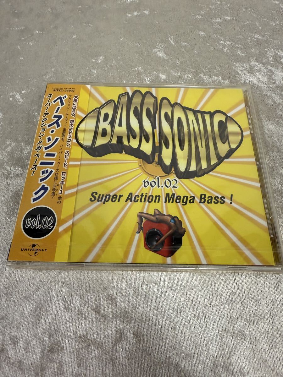 新品 未開封 CD BASS SONIC vol.2 アクションムーヴィー主題歌をハイパー ベース に。太陽にほえろ、燃えよドラゴン、スピード、ロッキー 拍卖