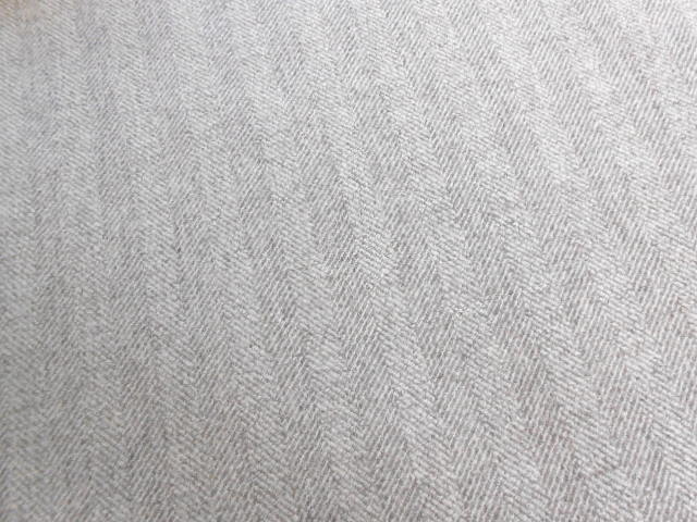 特価☆ウール混ストレッチヘリンボン生地・ベージュ系2M☆No82拍卖