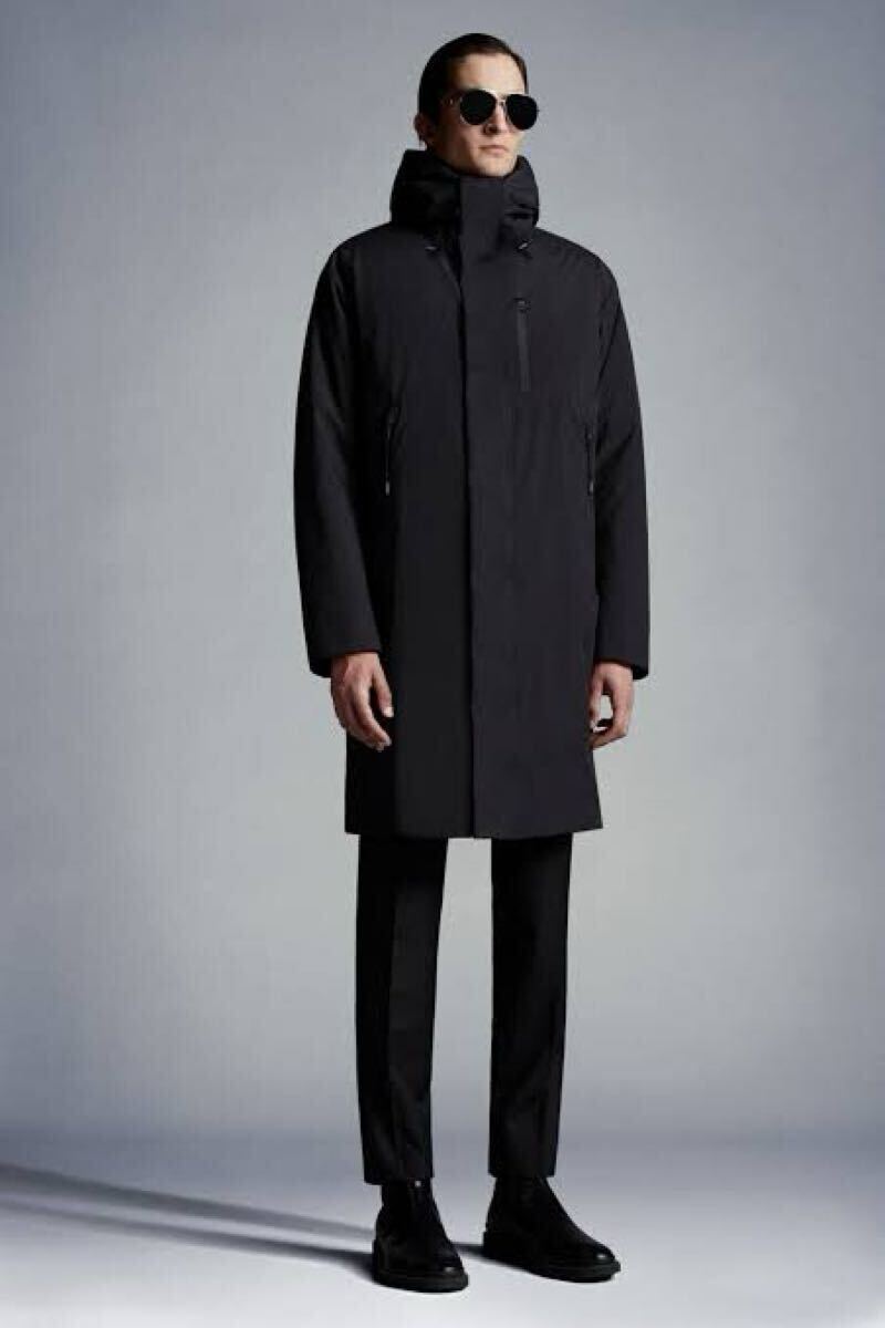 超美品 2022年モデル モンクレール MERLET サイズ2 L ブラック ダウンジャケット コート MONCLER拍卖