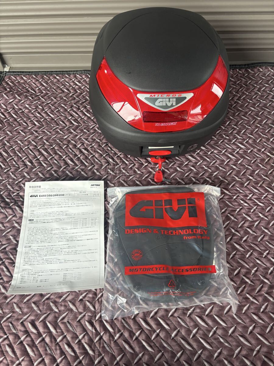 GIVI ジビ製 バイク用リアボックス E260N MICRO II 26L デイトナ DAYTONA 値下げしました!拍卖
