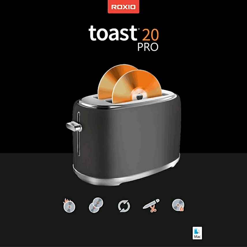 Corel Roxio Toast 20 Pro Mac用メディア編集&CD・DVD・Blu-ray書き込みソフト Painter Essentials 8・AfterShot 3・WinZip Mac 9収録 DL版拍卖