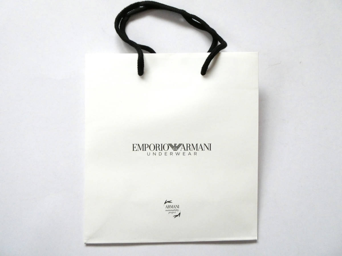 エンポリオアルマーニ 未使用 手提げ紙袋 24x22x10cm 送料無料拍卖