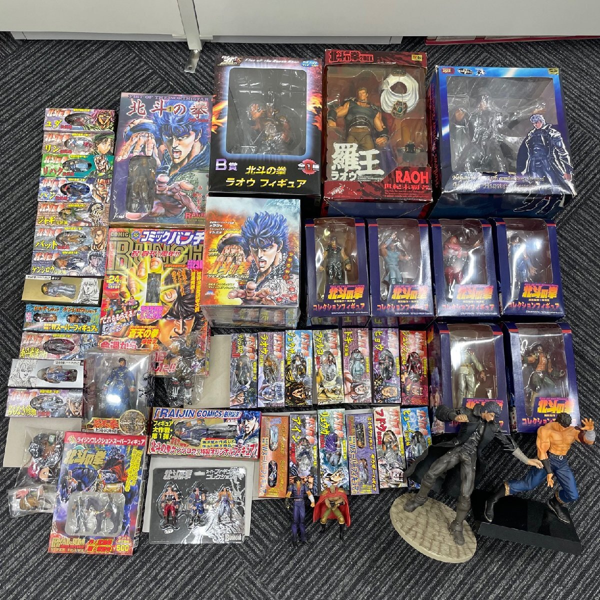 ■北斗の拳 フィギュア セット まとめ売り ケンシロウ ラオウ ジャギ トキ 南斗五車星 世紀末カードバトル コミックバンチ 蒼天の拳 現状品拍卖