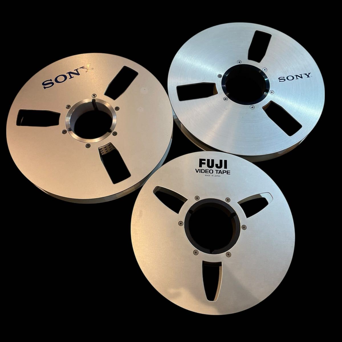 オープンリール SONY FUJI 空テープ メタルリール オープンリールテープ ソニー フジ レトロ 拍卖
