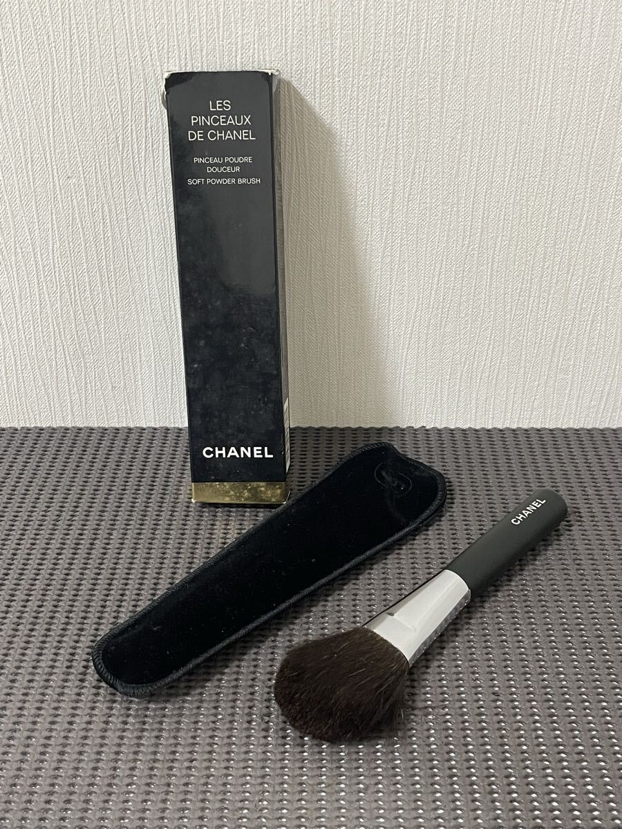 N5J098◆ シャネル パウダーブラシ メイクブラシ拍卖