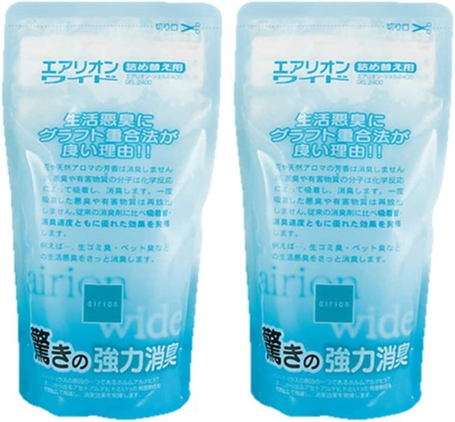 東芝 消臭ジェル エアリオン・ワイド つめかえ用 2400 2個パック GEL2400 2P拍卖