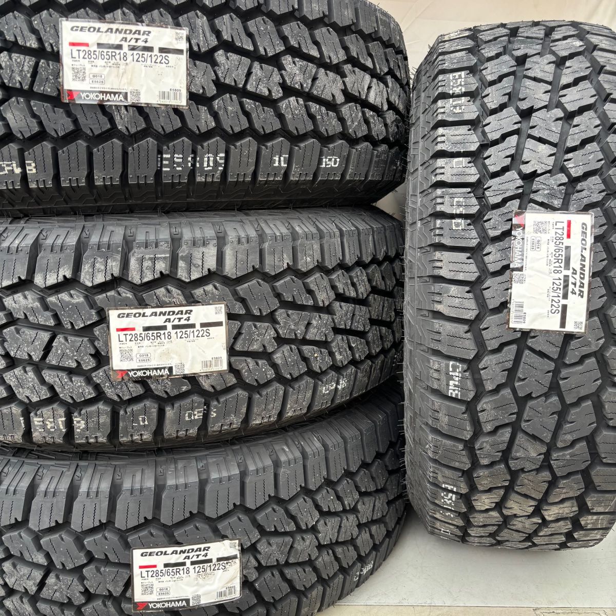 即納 2024年製以降 新品 ヨコハマ GEOLANDAR A/T4 G018 LT285/65R18 4本 285/65-18 ブラックレター ジオランダー 最短翌日発送 国内正規品拍卖