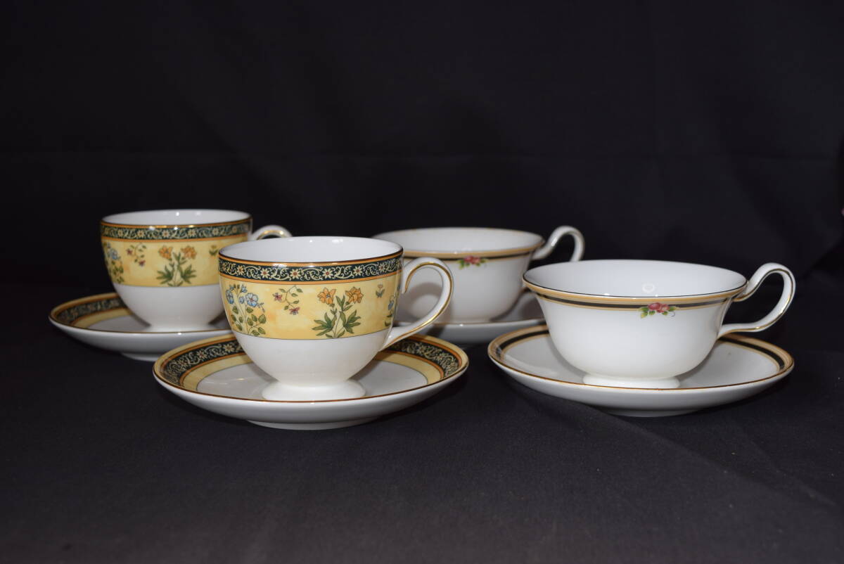 Y Wedgwood ウェッジウッド インディア クリオ カップ&ソーサー 4客 洋食器 食器拍卖