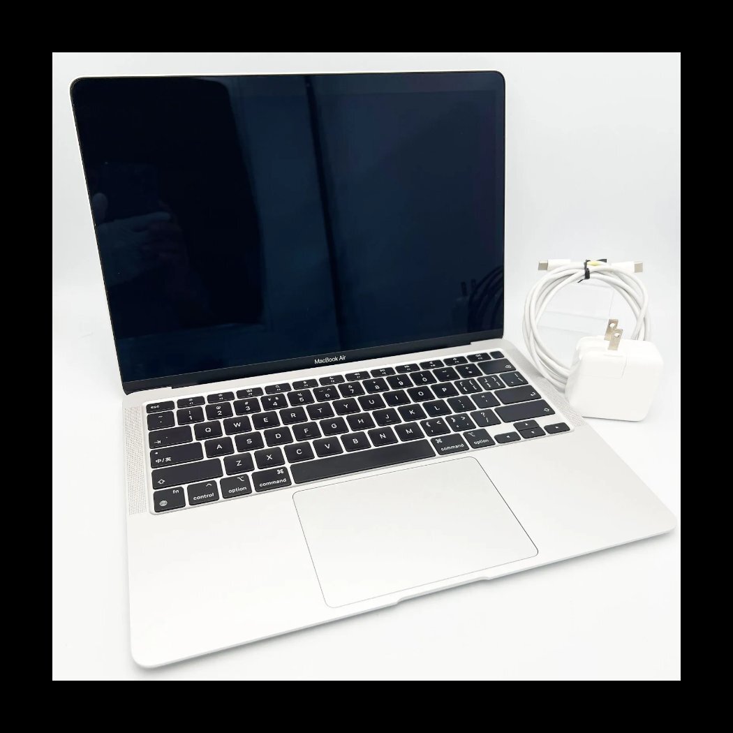 【中古】【US配列キーボード仕様】MacBook Air Retina 13.3インチ Apple M1チップ カスタマイズモデル シルバー Z127000E2J/A 本体 マック拍卖