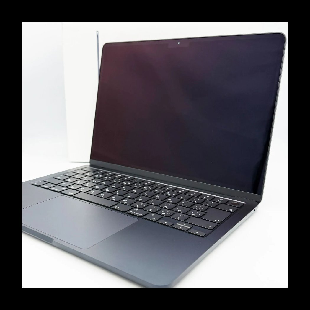 【中古・美品】MacBook Air Liquid Retina 13.6インチ Apple M3チップ MC8K4J/A ミッドナイト 本体 マックブックエアー拍卖