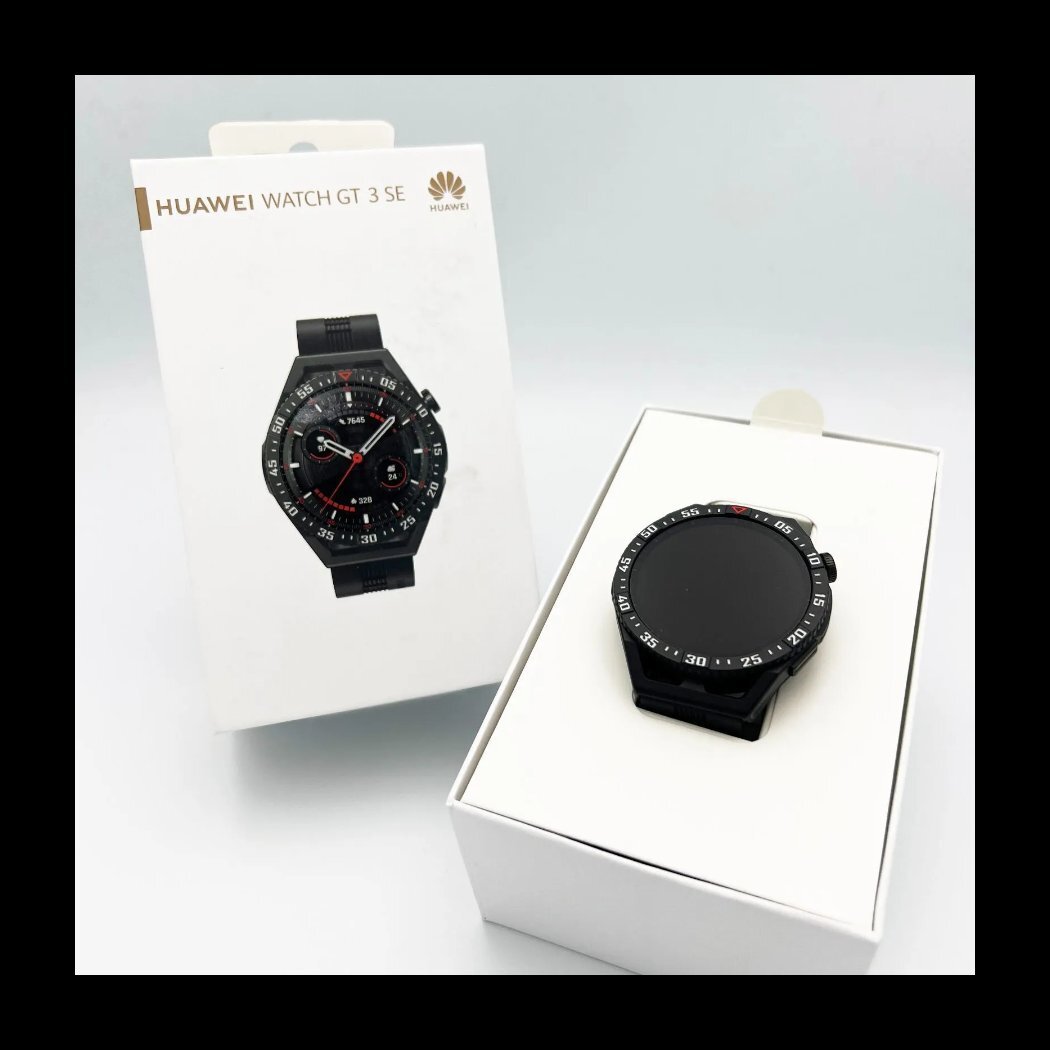 【中古】HUAWEI ファーウェイ HUAWEI WATCH GT 3 SE グラファイトブラック RUNEB29 スマートウォッチ拍卖
