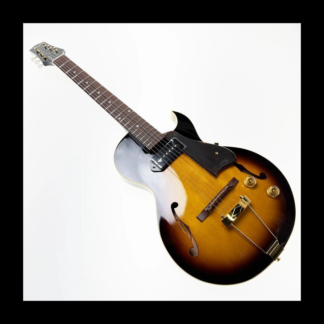 【新品・未使用】Greco グレコ GES-AT Tabacco Sunburst フルアコースティックギター フルアコギター エレキギター シングル・カッタウェイ拍卖