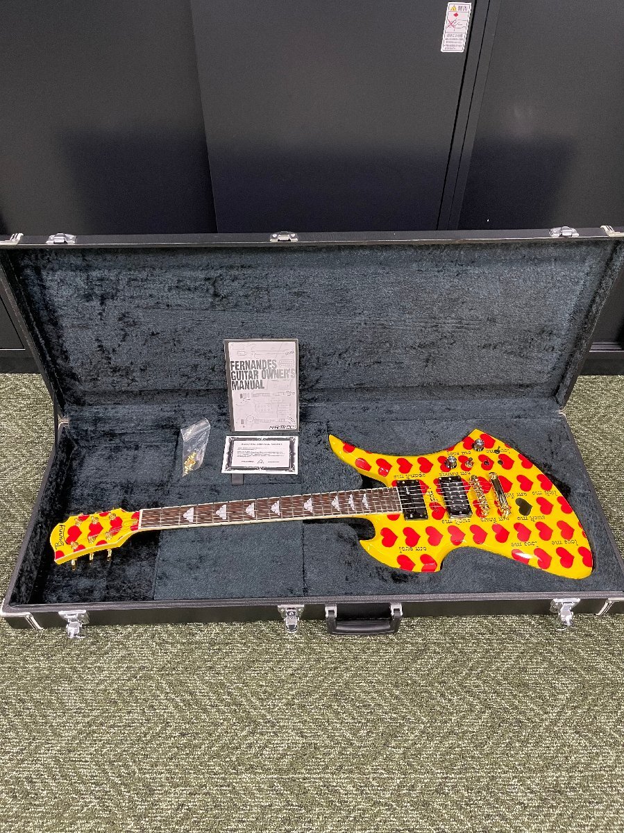 FERNANDES (Burny) MG-380S HY イエローハート X Japan hide ギター拍卖