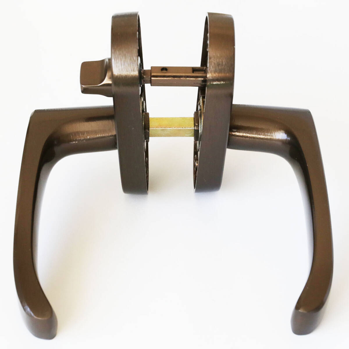 川口技研 レバー表示錠 小判座 住宅室内用レバーハンドル バックセット50mm JL-24-4K-Brブラウン拍卖