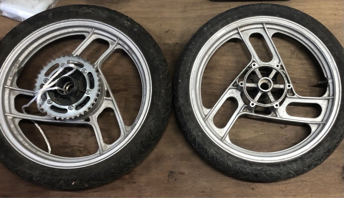 レア? RZ250R 1XG 軽量 ホイール 前後 RZ350R フロントホイール リアホイール ディスク スペーサー拍卖