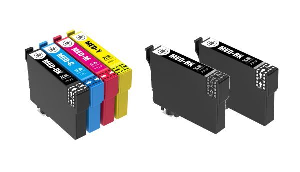 互換品 エプソン用 MED-4CL MED-BK×2 6個セット EW-456A EW-056A インク メダマヤキ 4色 +BK2色 EPSON インクカートリッジ ICチップ付拍卖