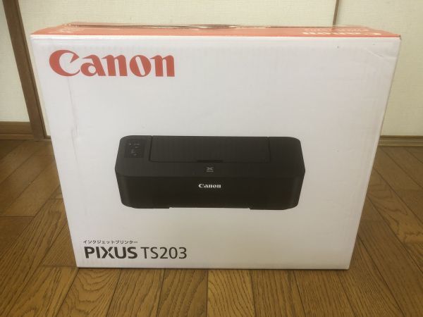 インク欠品 在庫処分 CANON プリンター PIXUS TS203ブラック拍卖