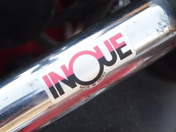 赤黒★イノウエハンドル用ステッカー当時物★新品リプロ★INOUE拍卖
