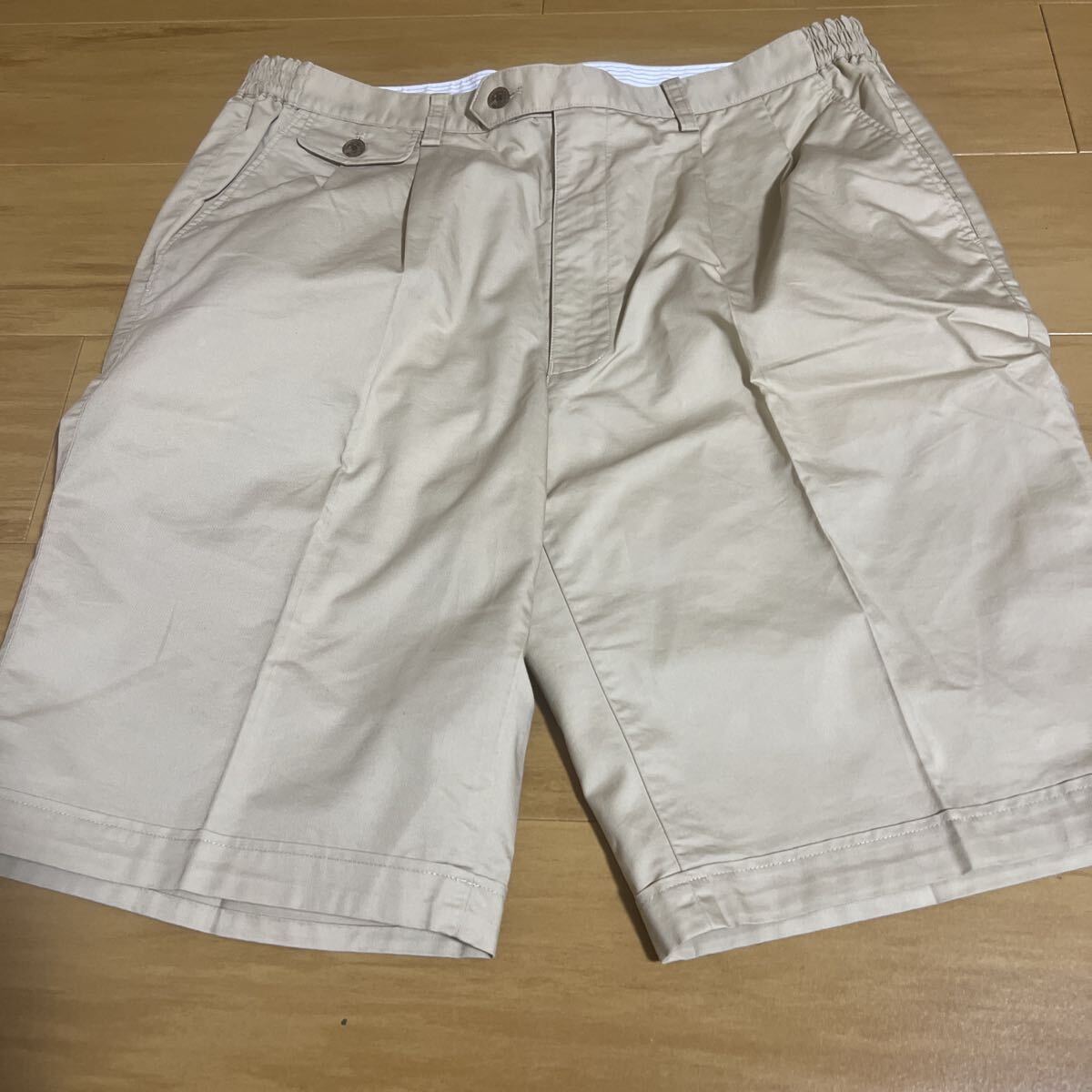 CROCODILE ハーフパンツ ショートパンツ チノショーツ ベージュ拍卖