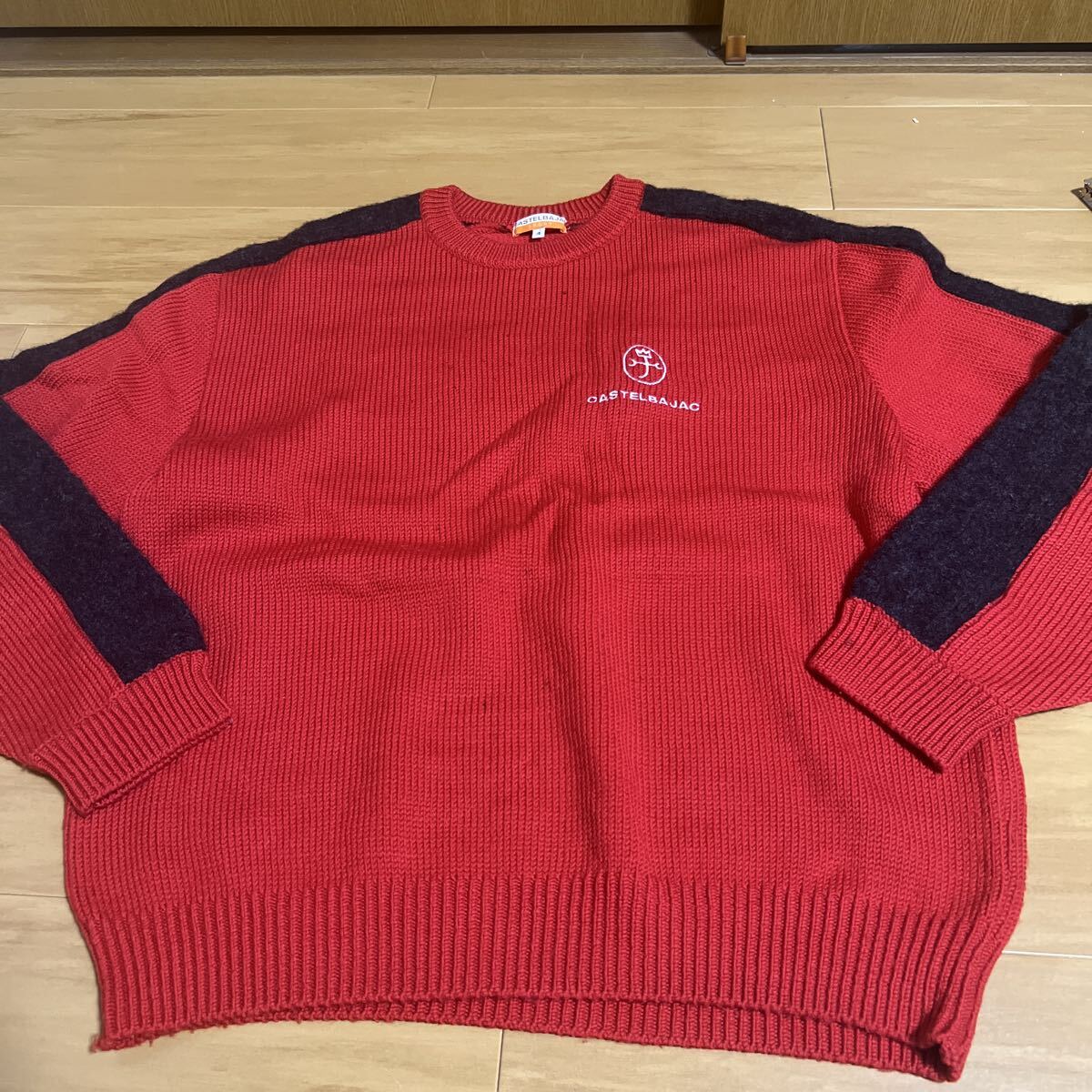 カステルバジャック セーター ニット 赤系拍卖