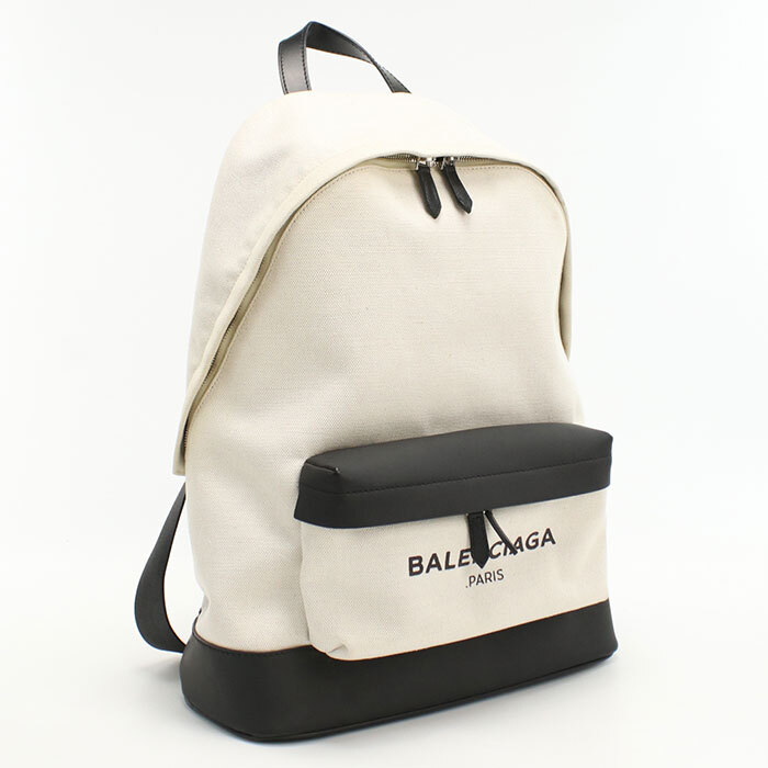 中古 BALENCIAGA バレンシアガ リュック 392007 バックパック メンズ ホワイト拍卖