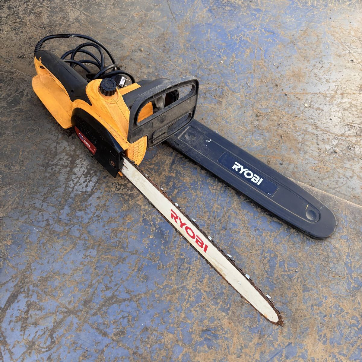 通電確認 RYOBI リョービ KYOCERA チェンソー CS-3605 チェーンソー 電動チェーンソー 工具 切断機 makita マキタ HIKOKI拍卖