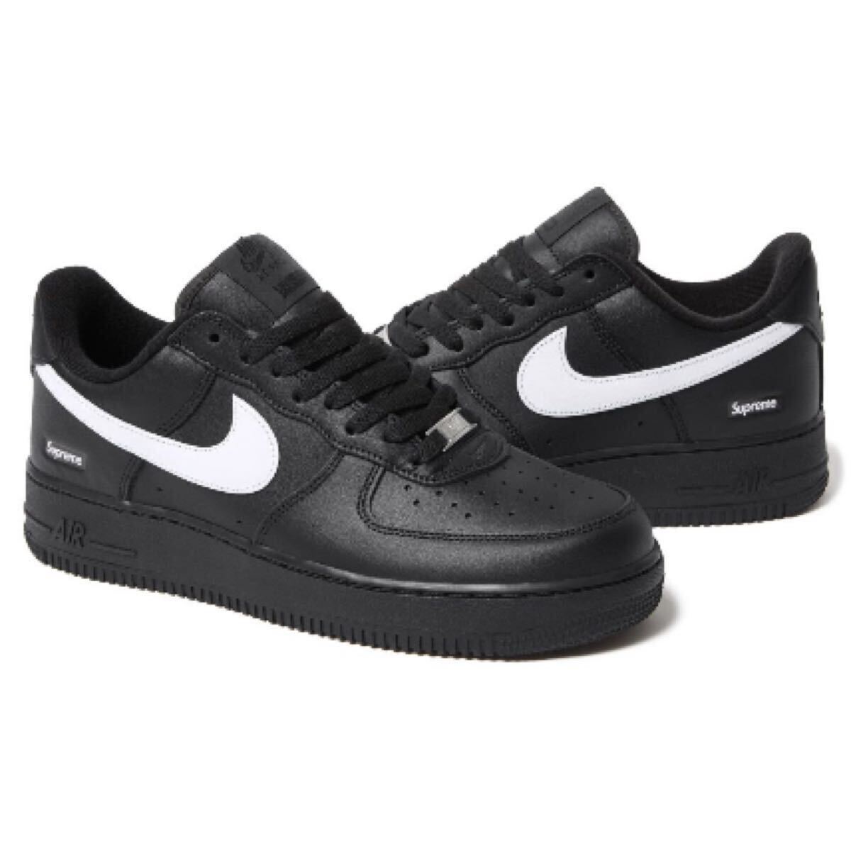 【新品未使用】 25AW 26 新品 SUPREME シュプリーム NIKE AIR FORCE 1 LOW ナイキ エアフォース 1 スニーカー 靴 くつ BLACK 27cm ブラック拍卖