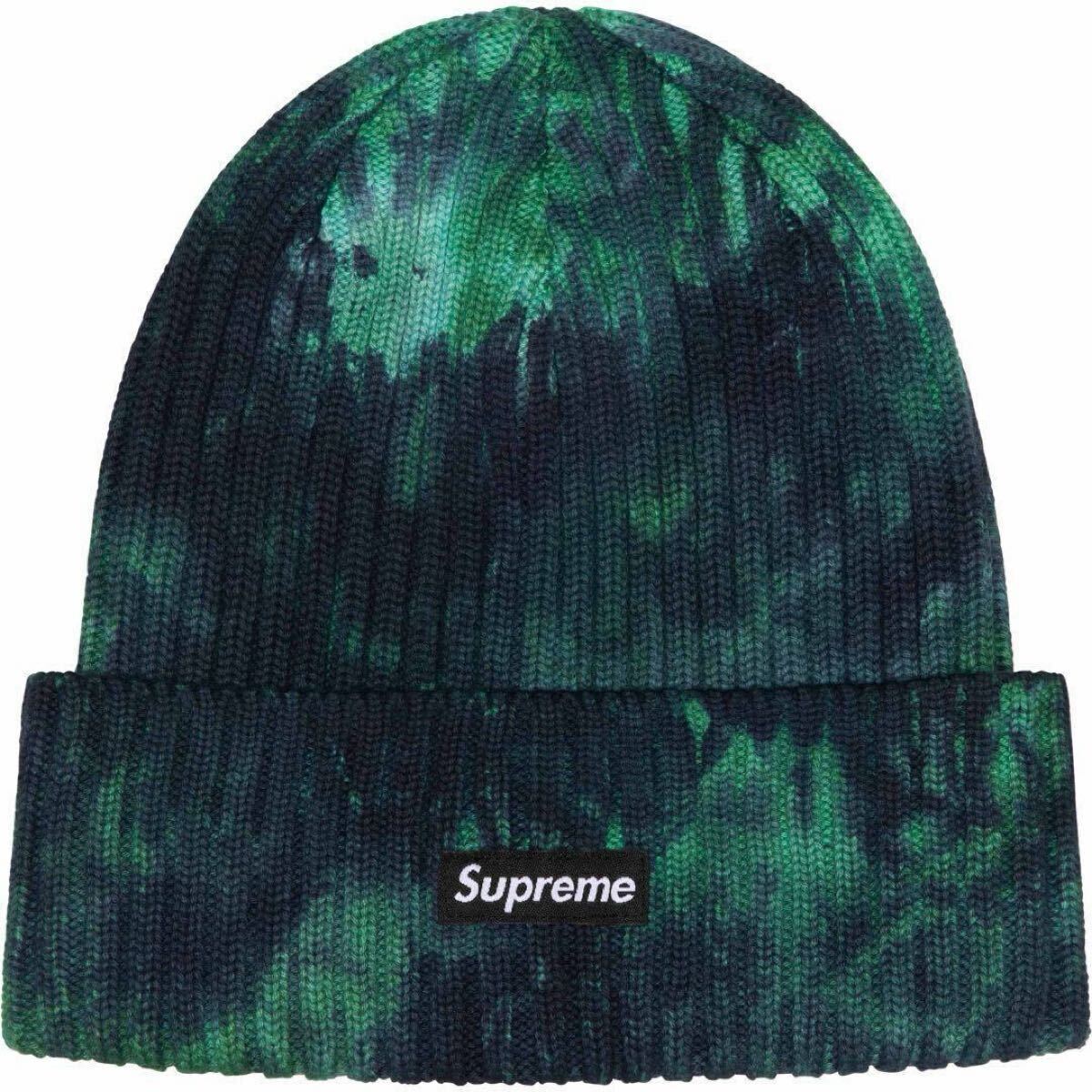 【新品未使用】 24SS 新品 SUPREME シュプリーム OVERDYED BEANIE オーバーダイドビーニー 帽子 ぼうし ニット帽 SPLATTER GREEN拍卖