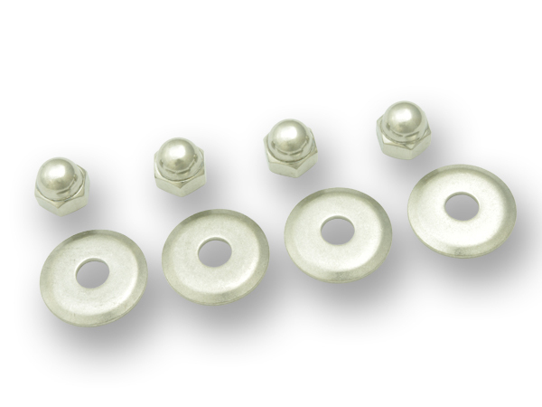 ■81-5113 Z/KZ フロントステップマウントナット&ワッシャセット ステンレス (Z1/Z2/ZI/ZII/RS/Z750/Z900/Z1000/KZ/D1/A4/A5/FX-1/MK-2拍卖