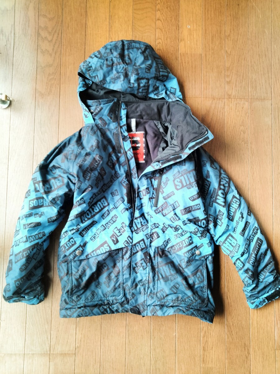 バートン BURTON ジャンパー 中綿入り ジャケット ブルゾン アウター 文字 スキーウェア スノボウェア拍卖