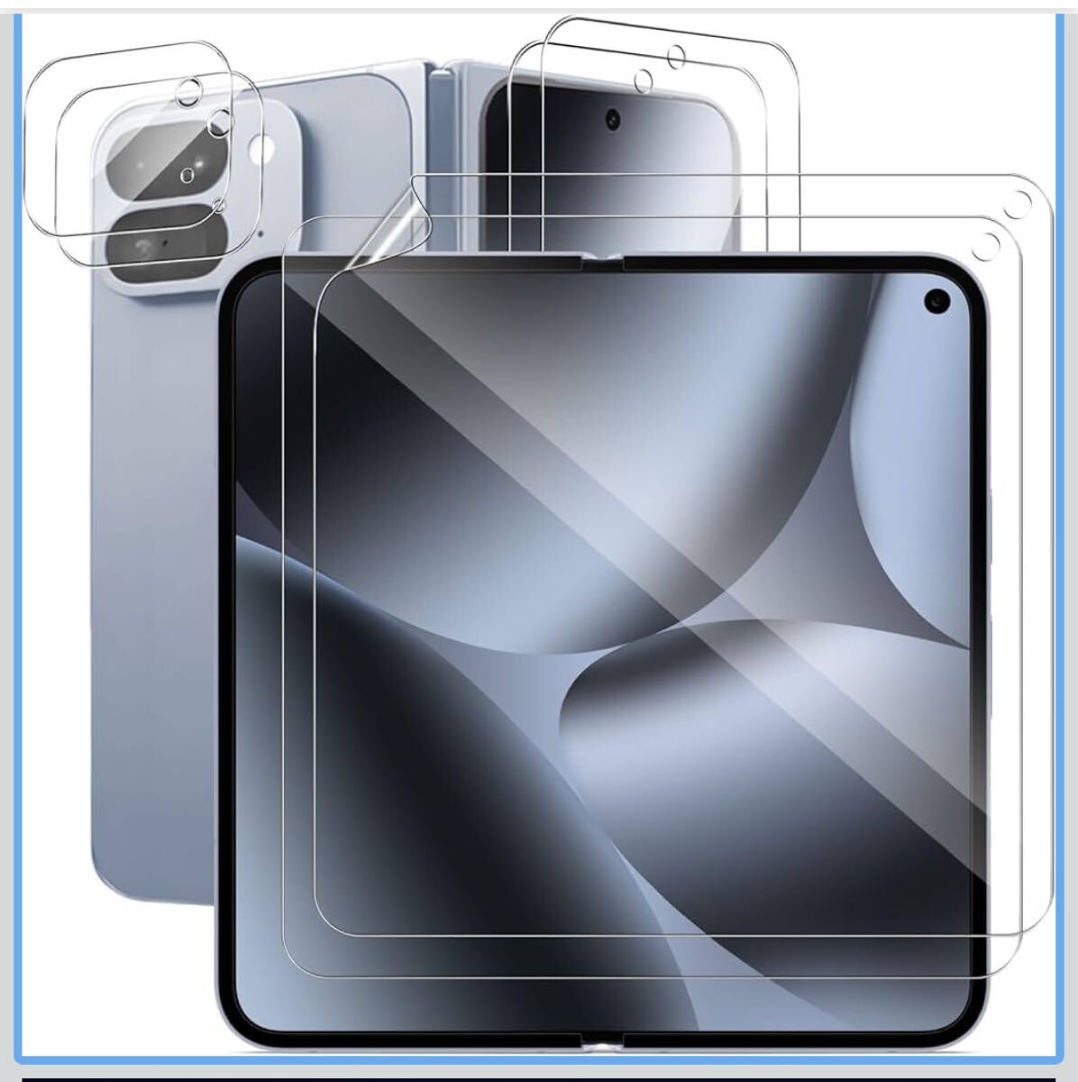 6枚入り】For Google Pixel 10 Pro Fold ガラスフィルム(2枚)+背面スクリーンフィルム(2枚)+カメラ保護(2枚)拍卖