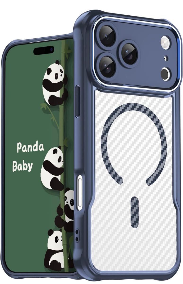 iPhone 17 Pro 用 ケース MagSafe対応 半透明 マット質感 指紋防止 耐衝撃バンパー マグネット搭載 レンズ全面保護 拍卖