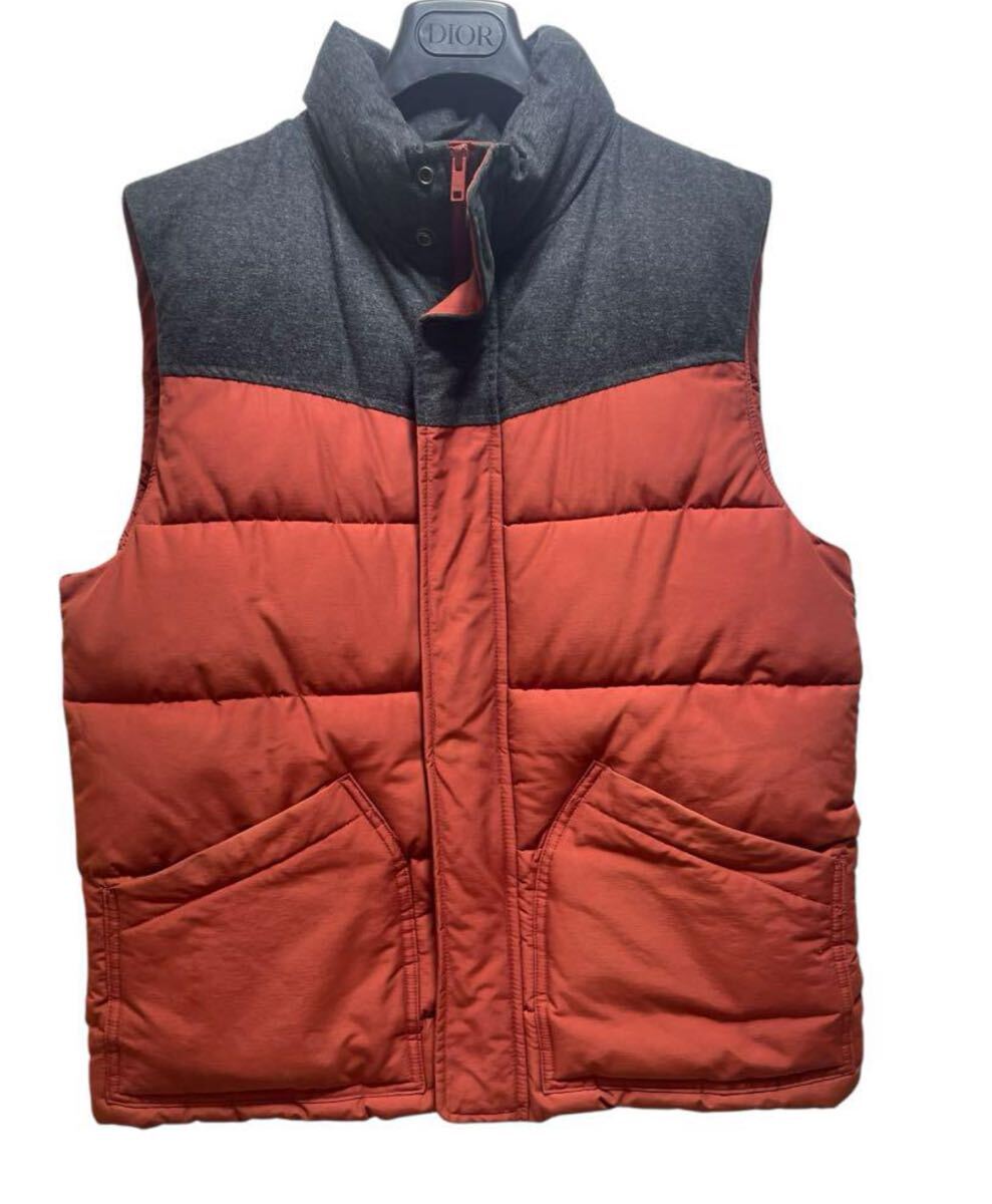 最終価格 GAP グレー オレンジ グレー 中綿ベスト拍卖