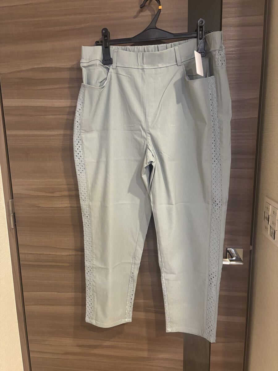 新品未使用 4Lサイズ カジュアルパンツ 総ゴムらくらく 大きい レディース 即決あり拍卖