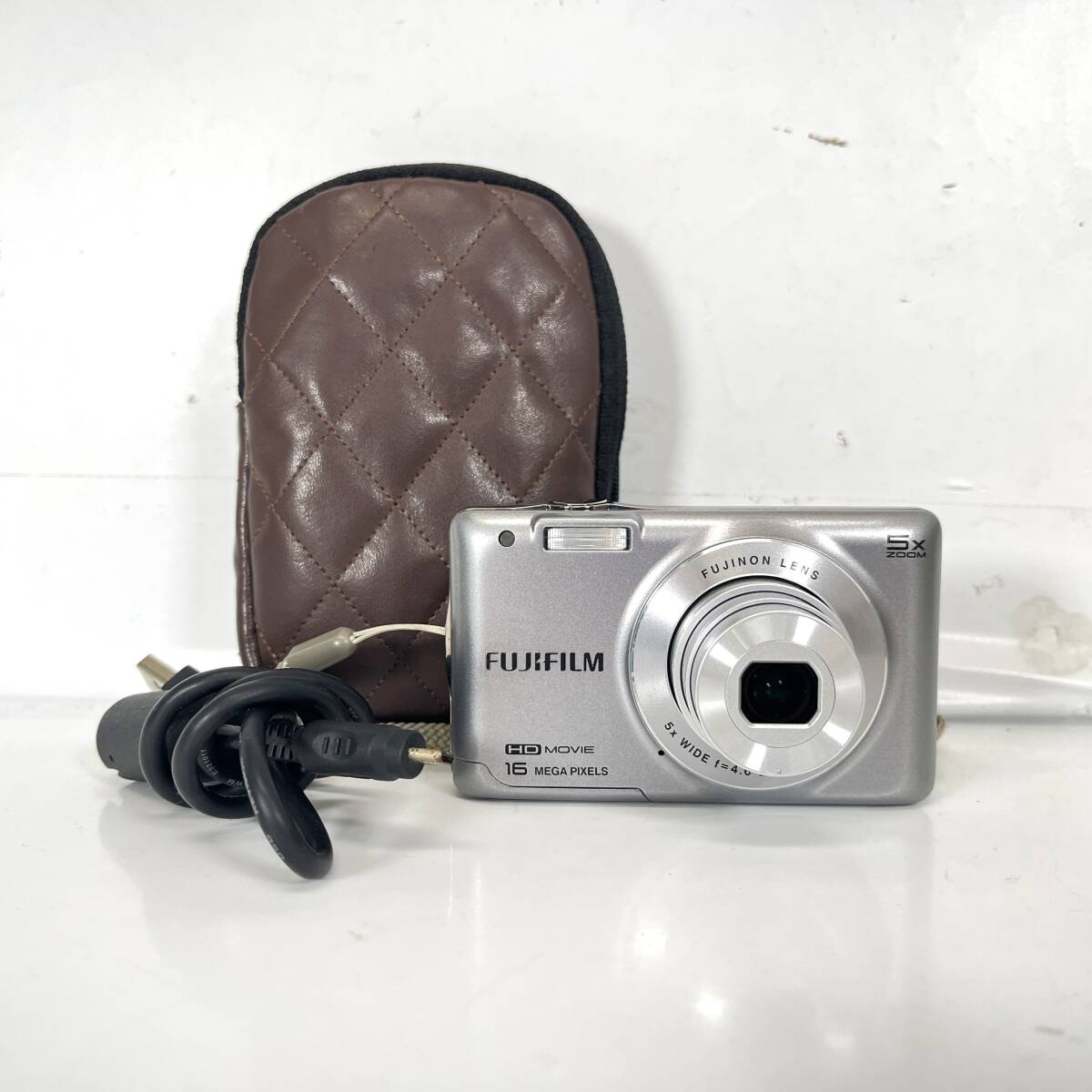 (志)FUJIFILM/富士フィルム コンパクトデジタルカメラ FINEPIX JX690 バッテリー NP-45S ケーブル 収納ポーチ付 5× f=4.6-23mm (o)1018C拍卖