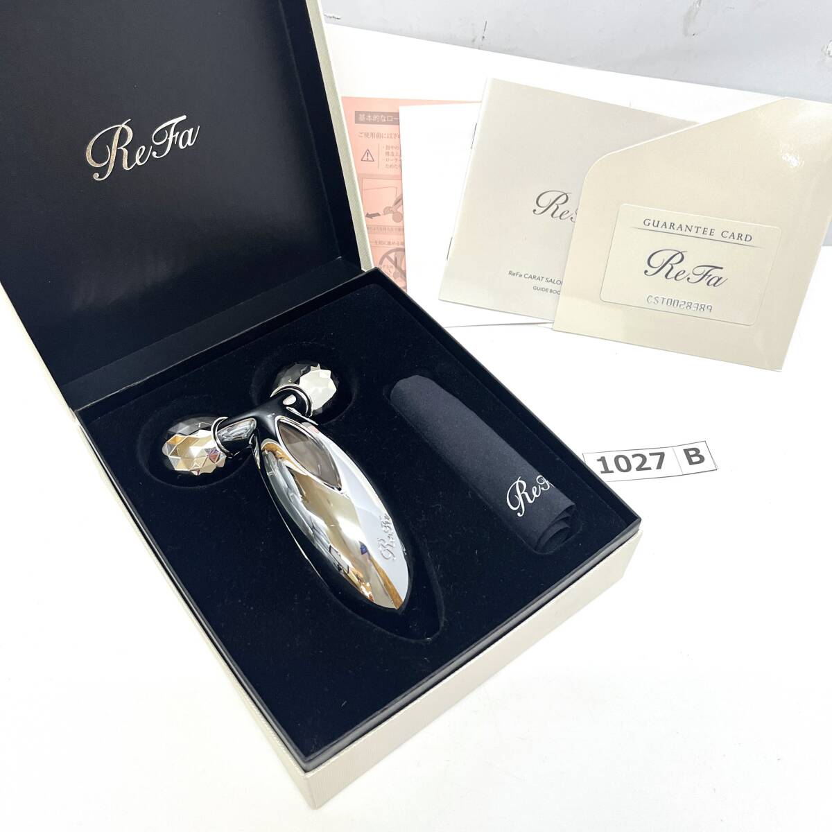 (志)【美品】MTG ReFa/リファ CARAT Salon Model Ⅱ リファカラット RF-SM2051B-2 美顔ローラー 美容 スキンケア ボディケア(o)1027B拍卖