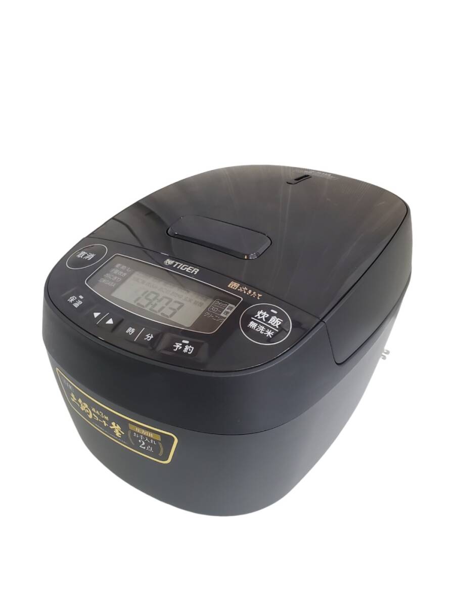 ★ 2025年製 TIGER タイガー 圧力IHジャー炊飯器 JPV-Y100 モーブブラック 5.5合炊き 容量1.0L 土鍋コート釜 遠赤3層 日本製 動作確認済 拍卖
