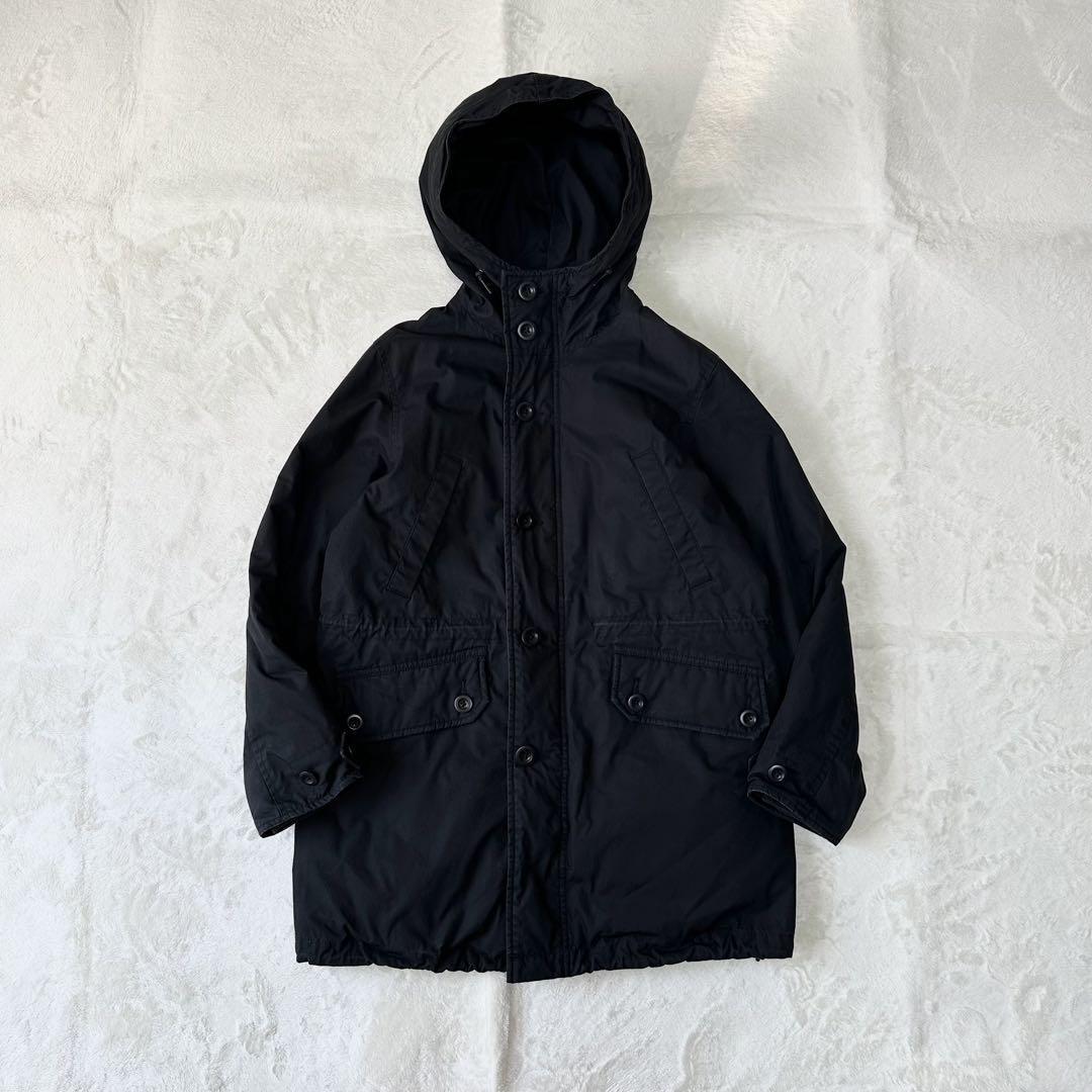 MHL. MARGARET HOWELL マーガレットハウエル ダウンコート N-3B型 モッズコート ブラック 黒 ブルゾン アウター拍卖