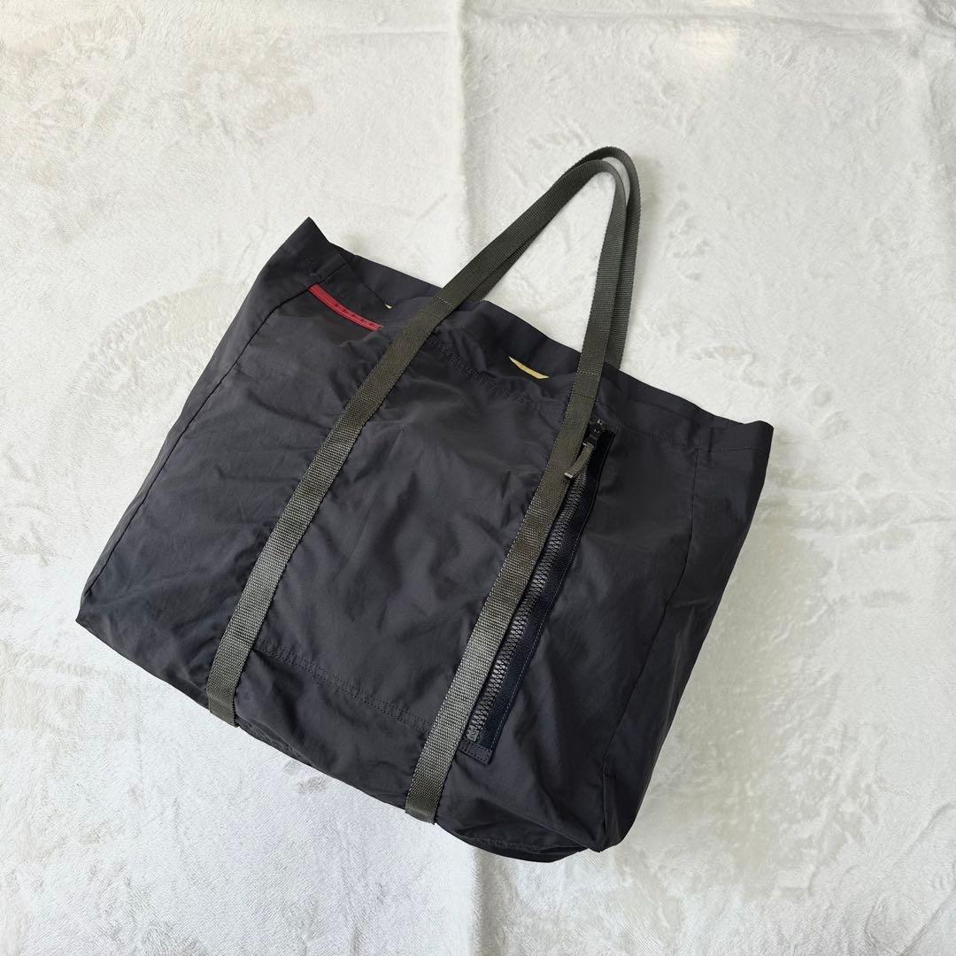 PRADA プラダスポーツ トートバッグ ハンドバッグ ナイロン 肩掛け グレー拍卖