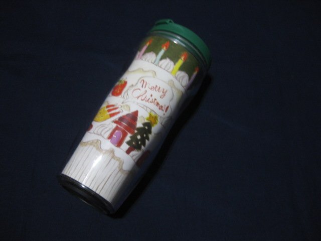 【セールSALE】★MAX75%OFF~50%OFF★スターバックス(STARBUCKS)2006クリスマスケーキタンブラー12oz OBS拍卖