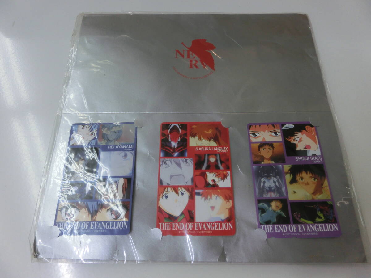 ♪♪81075 【未使用】新世紀エヴァンゲリオン テレホンカード 50度数 3点 セット テレカ コレクション♪♪拍卖