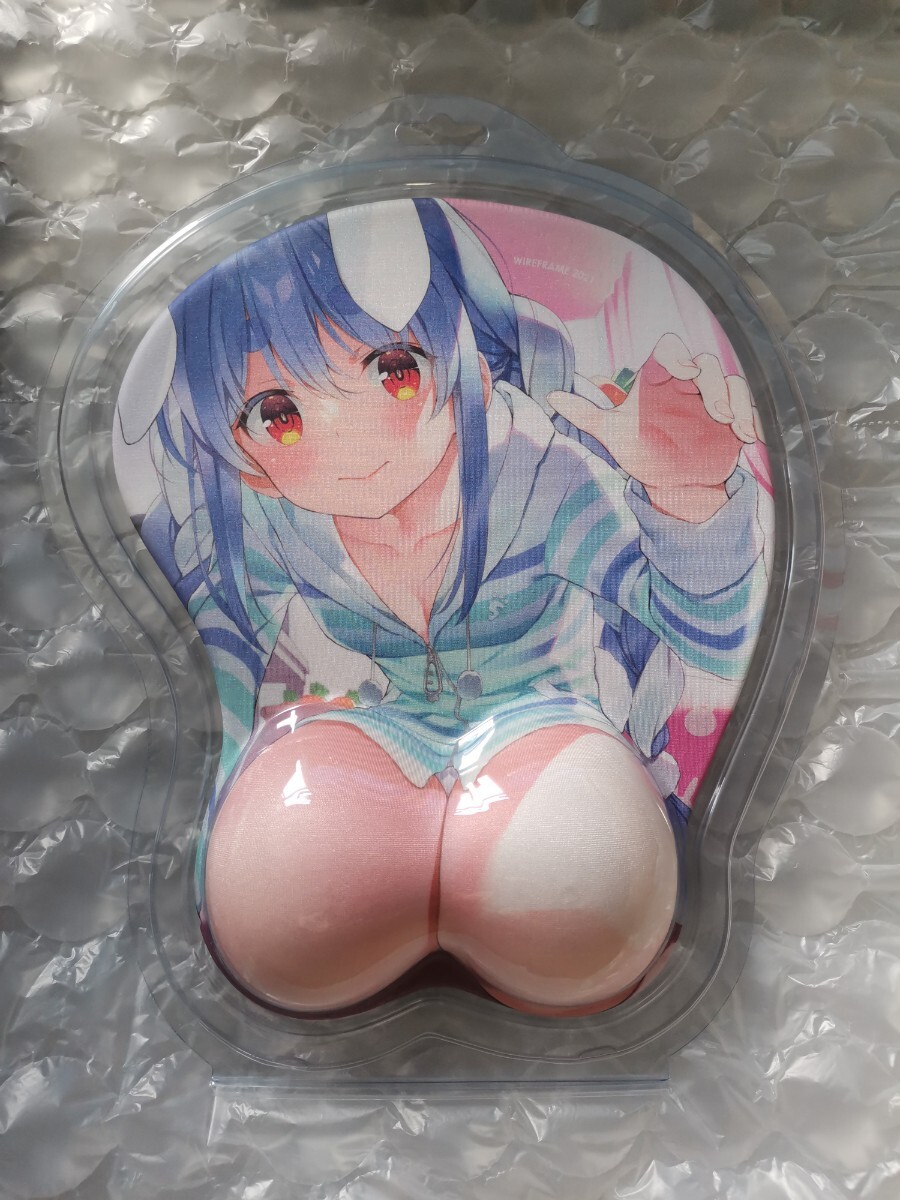 1円 憂姫はぐれ バーチャルYouTuber 兎田ペこら 立体ひざまくらマウスパッド拍卖