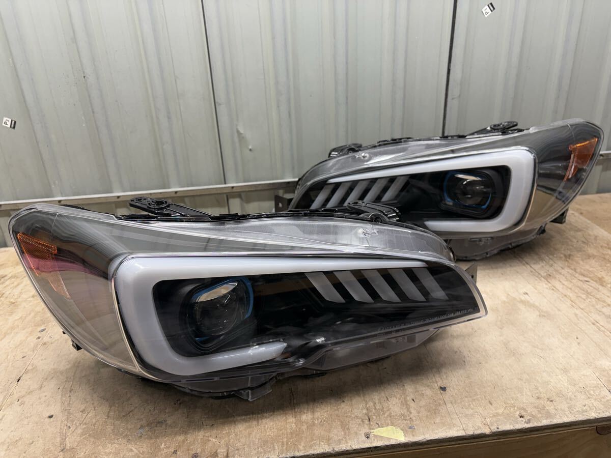 7-1029-2 ★★深艶クリア塗装/保証付★★ レヴォーグ LIBERAL リベラル コプラス JAWS VM4 VMG STI WRX S4 VAB VAG LED ヘッドライト 加工拍卖