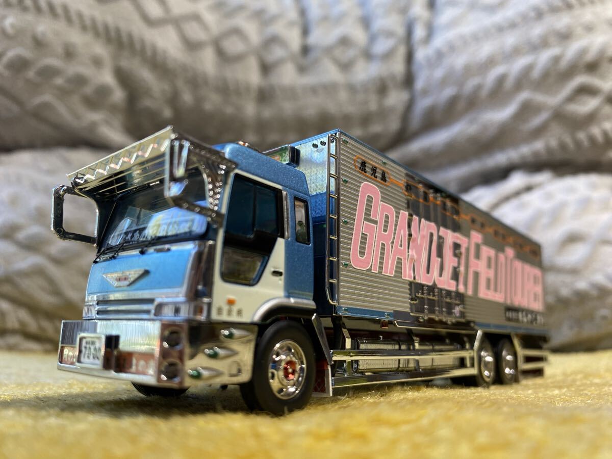 1/72 Real Mold みやこ鮮冷 丸美グループ 1:72 日野 スーパードルフィン 保冷車 HINO デコトラ トラック野郎 ミニチュア ダイキャスト拍卖